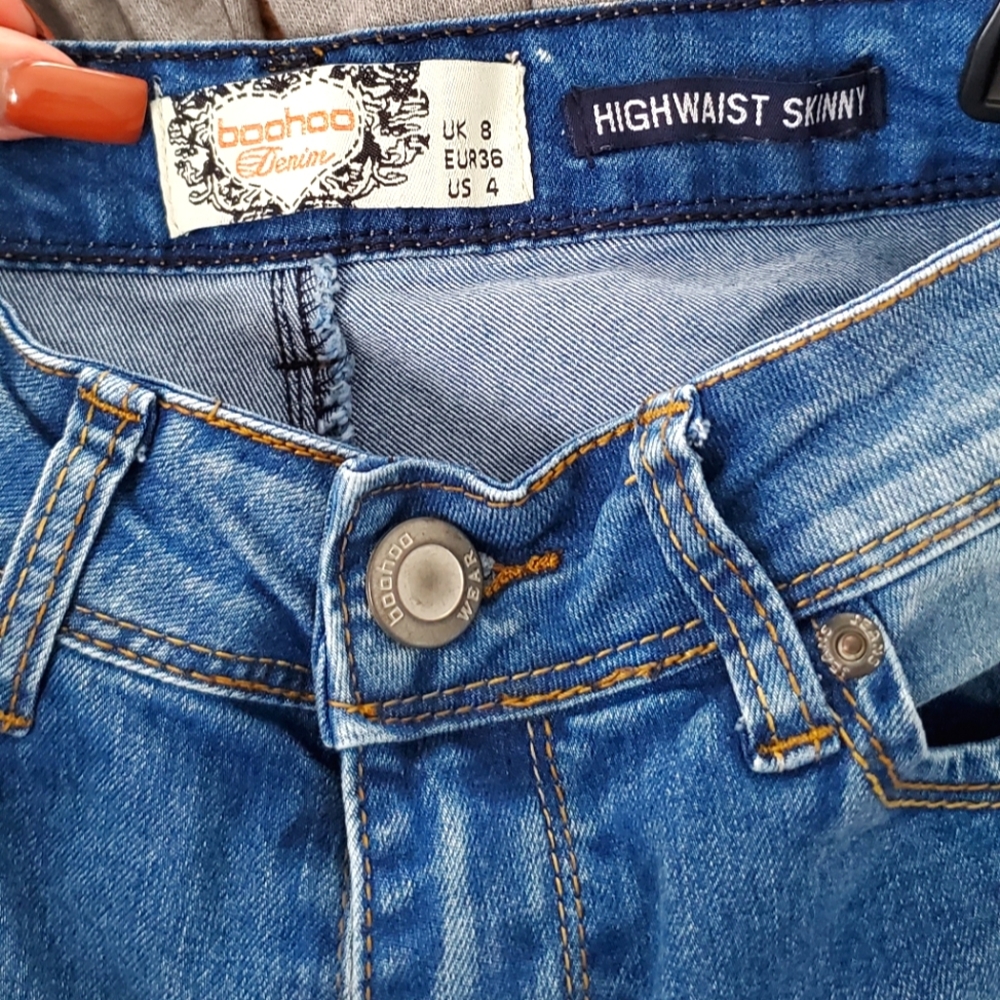 SOLD! Boohoo High waisted jeans